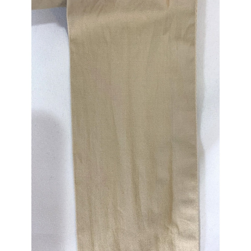 Talbots Sundress Womens Petite 8 Khaki Cotton Stretch‎ Neutral Bow V-Neck - Picture 11 of 11